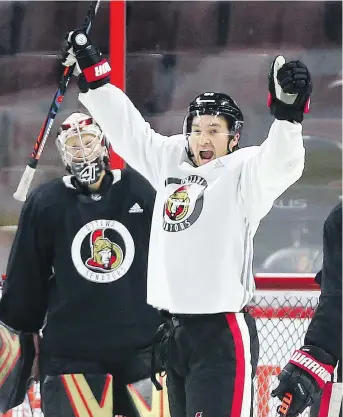  ?? JEAN LEVAC ?? Senators forward Mark Stone said despite being written off by the media, Ottawa’s revamped lineup, especially when it comes to the younger players, brings “tons of excitement, tons of speed and tons of skill.”