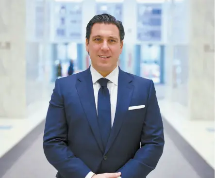  ?? -SUPPLIED ?? Founder and CEO Marcus Tzaferis says Cannect has brought a new elegance to the business of lending.