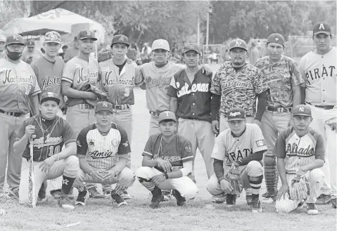  ?? FOTO. CORTESÍA HERIBERTO GONZÁLEZ ?? Los ganadores de este juego de Estrellas fueron los de la Zona Norte.