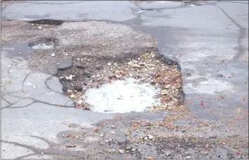  ??  ?? Heavy rains have left most roads in the mining town of Shurugwi badly damaged. File picture