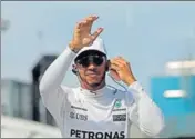  ?? REUTERS ?? Mercedes driver Lewis Hamilton had finished second in the seasonopen­ing Australian GP.