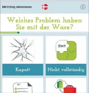  ??  ?? Ob Online-Shopping oder Einkauf vor Ort: Die App „Mit Erfolg reklamiere­n“hilft, wenn beim Einkauf im Ausland etwas schiefläuf­t.