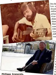  ?? (Photos DR et Patrick Blanchard) ?? Philippe Granarolo, aujourd’hui adjoint au maire de La Garde, a cofondé en Mai  le « mouvement des étudiants non-syndiqués » à la faculté des lettres de Nice.