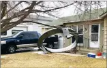  ?? Photo: AFP ?? The picture shows debris fallen from a United Airlines airplane’s engine in a neighborho­od of Broomfield, Colorado on Saturday.