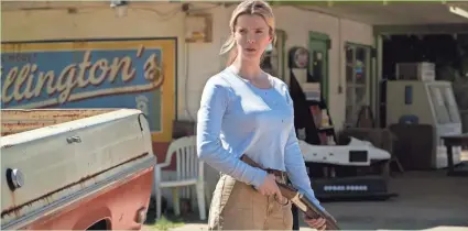  ?? UNIVERSAL PICTURES ?? Betty Gilpin in a scene from “The Hunt”
