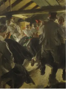  ??  ?? 3. Dance in Gopsmor Cottage, 1914, Anders Zorn, oil on canvas, 120 × 90cm. Zornmuseet, Mora