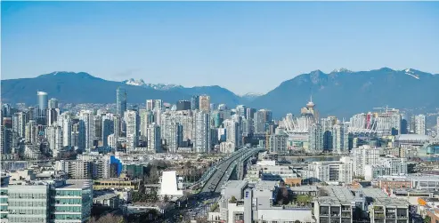  ?? RIC ERNST / PNG FILES ?? A report from the Canada Mortgage and Housing Agency found that 3.9 per cent of the mortgages issued in Vancouver in 2016 went to foreigners, which is a 3.3 per cent increase compared to 2014.