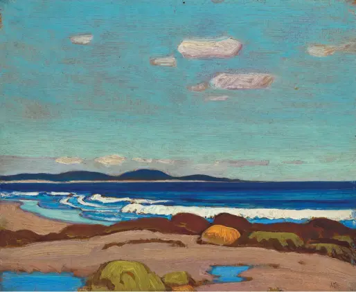  ??  ?? J.E.H. Macdonald Nova Scotian Shore 1923