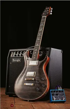  ??  ?? 4 Last year’s PRS McCarty 594 gets its name from its scale length of 24.594 inches This 25th anniversar­y PRS 513 was released in 2010 and achieved its 13 sounds from its five single coils and two lever switches Though it sits in the shadow of the...