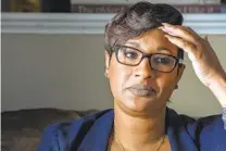  ?? DOUG KAPUSTIN ?? At her home in Baltimore, Tameka Jones talks about the loss of her 2-year-old son and how it has affected her life.