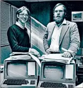  ?? BARRY WONG/SEATTLE TIMES 1979 ?? Bill Gates and Paul Allen relocated Microsoft to Bellevue, Wash., in 1979. Allen died of non-Hodgkin lymphoma at 65.