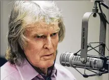  ?? ASSOCIATED PRESS FILE ?? Don Imus had been hospitaliz­ed since Christmas Eve, according to a statement issued by his family. Here the radio personalit­y appears on the Rev. Al Sharpton’s radio show in 2007.