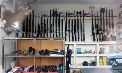  ?? Photograph: Angus Mordant/Reuters ?? Vintage Firearms, the gun shop where Buffalo supermarke­t shooting suspect Payton Gendron legally purchased his weapon, is pictured in Endicott, New York.