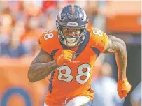  ?? JACK DEMPSEY/ASSOCIATED PRESS FILE PHOTO ?? Demaryius Thomas, who will be in a Texans uniform Sunday, had played his entire career for the Broncos until being traded last week to Houston.