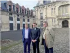  ?? (photo archive) ?? Macron au château pendant la campagne présidenti­elle