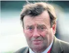  ??  ?? Nicky Henderson: double chances at Doncaster.