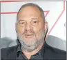  ??  ?? HARVEY WEINSTEIN