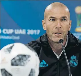  ?? FOTO: AP ?? Zidane defendió a Benzema y ve al equipo listo para la final de hoy