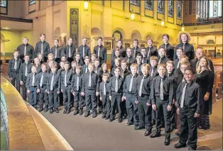  ?? PHOTO BY GREG LOCKE ?? The Atlantic Boychoir is 104 boys and young men ages eight to 22. They have toured Europe, performed with The King’s Singers, and in 2019 will share a stage with five-time Grammy-winning vocal group The Swingles, and will also tour France, the United Kingdom and United States.