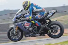  ?? FOTO: GRT-YAMAHA-TEAM ?? Sandro Cortese findet sich auf seiner 1000-ccm-Yamaha immer besser zurecht.