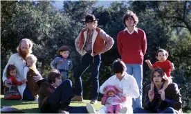  ??  ?? The Beach Boys and children, as seen on the cover of Sunflower in 1970. Photograph: mptvimages.com