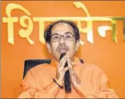  ??  ?? Shiv Sena chief Uddhav Thackeray addresses a press conference in Mumbai on Thursday. PTI