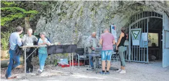  ?? FOTO: SOMM ?? 1000 Gäste wurden beim Tag der offenen Höhle gesichtet.