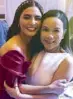  ??  ?? Sen. Grace PoeLlamanz­ares with sister Lovi Poe.