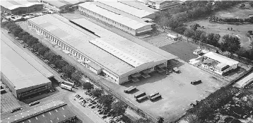  ??  ?? File photo shows the Axis Steel Centre, one of the properties that back the first sukuk.