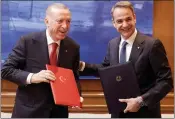  ?? ?? Erdogan, Mitsotakis: All smiles