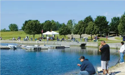  ?? WILL COUNTY FOREST PRESERVES ?? Forest Preserve District of Will County offers free fishing for Father’s Day Weekend from June 17 to 19 at Monee Reservoir Visitor Center in Monee Township. Each dad gets a container of bait on the house and a small gift. Also, house fishing poles are free to rent.