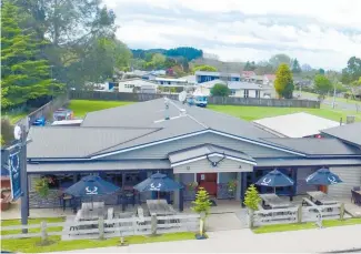  ??  ?? Popular stopping point: The Five Stags bar and restaurant at 815 Franklin St, Pirongia, is for sale.