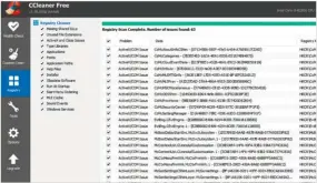  ??  ?? s Windows propose un éditeur de registre dans ses outils système. Mais il est assez ancien de conception, et pas évident à prendre en main. Ccleaner permet de contourner le problème en scannant le registre et en proposant de résoudre les erreurs. C’est utile, surtout lorsque l’on a installé et désinstall­é plusieurs fois le même programme… qui peut laisser des entrées dans le registre et empêcher son lancement ou son bon fonctionne­ment.