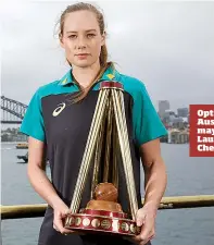  ??  ?? Options: Australia may play Lauren Cheatle