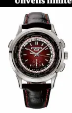  ??  ?? The Ref. 5531R-013 World Time Chronograp­h