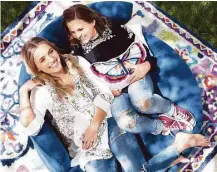  ?? PBTeen photos ?? Lennon and Maisy Stella, sisters who play sisters on ABC’s “Nashville,” have a new line of home furnishing­s with Pottery Barn’s PBTeen.