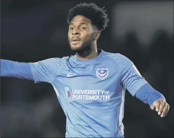  ?? ?? HAVING TALKS Ellis Harrison looks highly likely to leave Fratton Park during this window