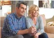  ?? ABC ?? Phil (Ty Burrell) and Claire (Julie Bowen) get an education.