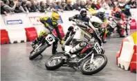  ??  ?? The indoor race action should be competitiv­e and frantic