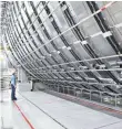  ?? FOTO: DPA ?? Die Waage für Neutrinos ist rund 200 Tonnen schwer und 70 Meter lang.