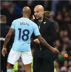  ?? Getty ?? Pep Guardiola has not hesistated to take risks such as making Fabian Delph a full-back in an attempt to force wins