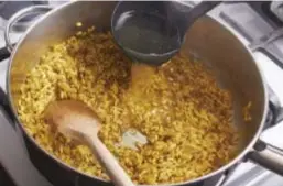  ?? ?? SAME BUT DIFFERENT
There is no dal in risotto and the technique—khichdi is not made by slowly ladling stock into the rice—makes it an entirely different dish