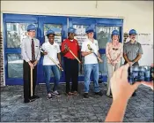  ?? BRUCE R. BENNETT / THE PALM BEACH POST ?? The beginning of Town Square constructi­on in Boynton Beach was marked by a press event Sept. 17 at the Civic Center. About $4.7 million will be spent this year on the Town Square project.