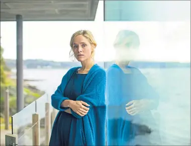  ??  ?? Sophie Rundle as Emily on location at Cape Cove house in Argyll for the BBC drama The Nest