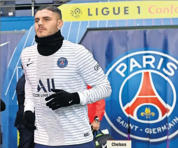  ??  ?? Icardi, cedido por el Inter al PSG, es el jugador a préstamo más mediático.