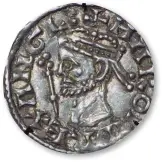  ??  ?? Short-lived success Victorian historians celebrated Harold II – shown on a coin minted in 1066 – as a patriotic hero, but it was the Confessor who successful­ly defended his nation