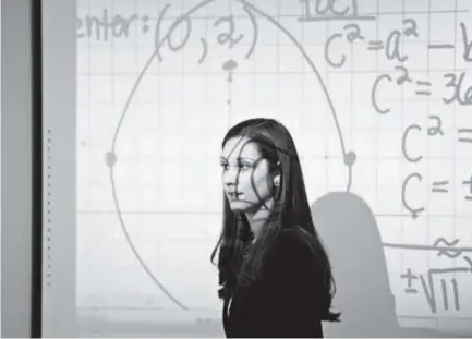  ??  ?? Amanda Sharrow, amath teacher atMonarch High School in Louisville, will see half of her evaluation based on student growth, but each district gets to determine what factors it will use to grade teachers. RJ Sangosti, The Denver Post