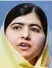  ??  ?? Malala Yousafzai