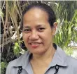  ??  ?? Executive Director of the Samoa Law Reform Commission (SLRC), Telei’ai Dr. Lalotoa Mulitalo Seumanutaf­a,