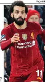  ??  ?? Sponsored: Liverpool’s Mo Salah